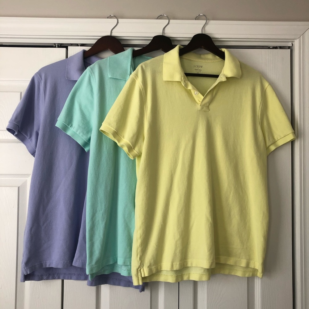 Men’s J. Crew Pastel Polos